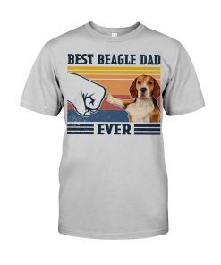 Best Basset Hound Dad Ever Shirt Vintage  Unisex T-shirt Father's Day Gift