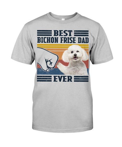 Best Basset Hound Dad Ever Shirt Vintage  Unisex T-shirt Father's Day Gift