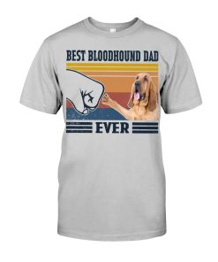 Best Basset Hound Dad Ever Shirt Vintage  Unisex T-shirt Father's Day Gift