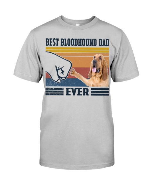 Best Basset Hound Dad Ever Shirt Vintage  Unisex T-shirt Father's Day Gift