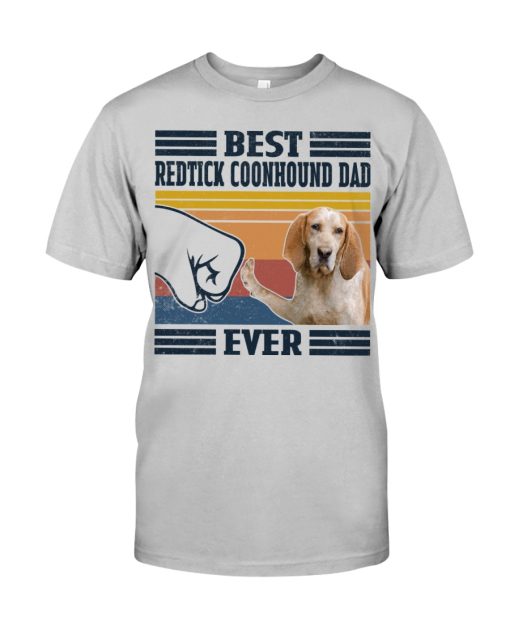 Basset Hound Best Dad Ever Shirt Vintage  Unisex T-shirt Father's Day Gift