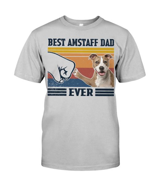 Basset Hound Best Dad Ever Shirt Vintage  Unisex T-shirt Father's Day Gift