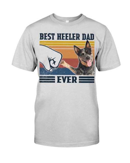 Basset Hound Best Dad Ever Shirt Vintage  Unisex T-shirt Father's Day Gift