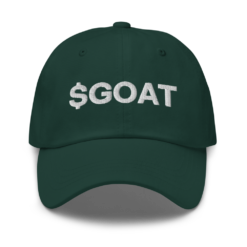 Goatseus Maximus ($GOAT) Baseball Cap - Image 3