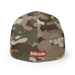 Bitcoin Camo Flexfit Baseball Cap - Image 2