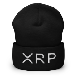 XRP Logo Cuffed Beanie - Image 2