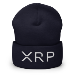 XRP Logo Cuffed Beanie - Image 3