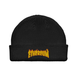 Ethereum: Flames Edition Fisherman Beanie - Image 4