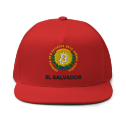 Bitcoin El Salvador Snapback Hat