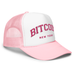 Bitcoin New York Foam Trucker Hat - Image 3