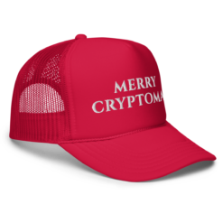 Merry Cryptomas Foam Trucker Hat - Image 3