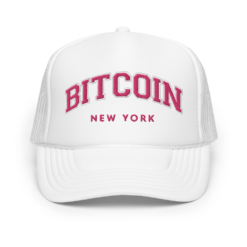 Bitcoin New York Foam Trucker Hat - Image 4