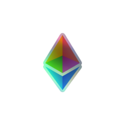 Ethereum Holographic Sticker - Image 2