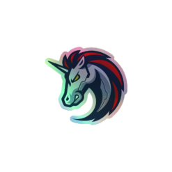 1Inch Holographic Sticker - Image 2