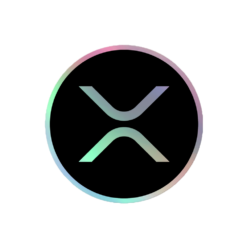 XRP Logo Holographic Sticker - Image 2