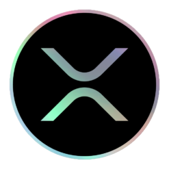 XRP Logo Holographic Sticker - Image 3