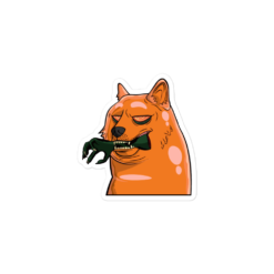 Zombie Doge Sticker - Image 3