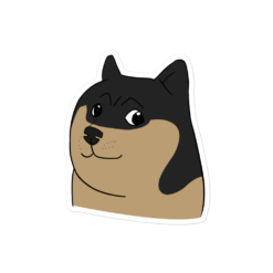Doge: Funny Doge Batman Sticker - Image 2