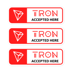 Tron Accepted Here Stickers - Image 2