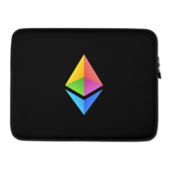 Ethereum Colorful Logo Laptop Sleeve - Image 2