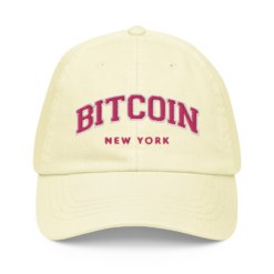 Bitcoin: New York Pastel Baseball Cap - Image 4