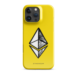 Ethereum Doodle Style Logo Snap case for iPhone®