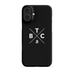 BTC Cross Snap case for iPhone®