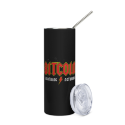 Bitcoin: Lightning Network Stainless Steel Tumbler