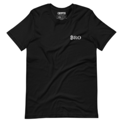 Bitcoin Bro Embroidery T-Shirt