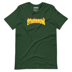 Ethereum: Flames Edition T-Shirt - Image 4