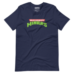 Middleage Blockchain Crypto Miners T-Shirt - Image 2