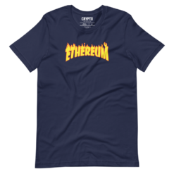 Ethereum: Flames Edition T-Shirt - Image 3