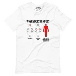 Where Does It Hurt Meme T-Shirt