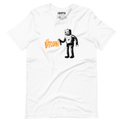 Bitcoin: Banksy Robot T-Shirt