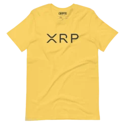 XRP (Ripple) Cryptocurrency Symbol V2 T-Shirt - Image 4