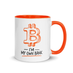 Bitcoin: I'm My Own Bank Mug