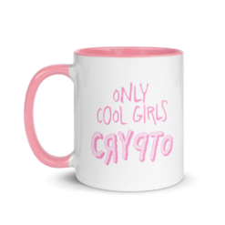 Only Cool Girls Crypto Mug - Image 2